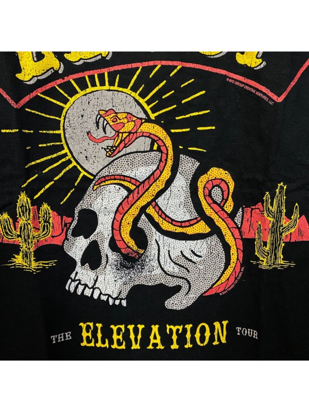 ZZ Top Elevation Tour Rock Band Snake & Skull Graphic T-Shirt Large - Picture 4 of 5